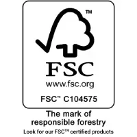 FSC™- Forest Stewardship Council™ (Orman Yönetim konseyi), ormanın biyolojik çeşitliliği koruyacak ve yerel halkın ve işçilerin geçim kaynaklarına fayda sağlayacak ve aynı zamanda ekonomik sürdürülebilirliği sağlayacak şekilde yönetildiğini onaylar. Bu, kerestenin çevresel, sosyal ve ekonomik faydalar sağlayan sorumlu bir şekilde yönetilen ormanlardan gelmesini sağlar.