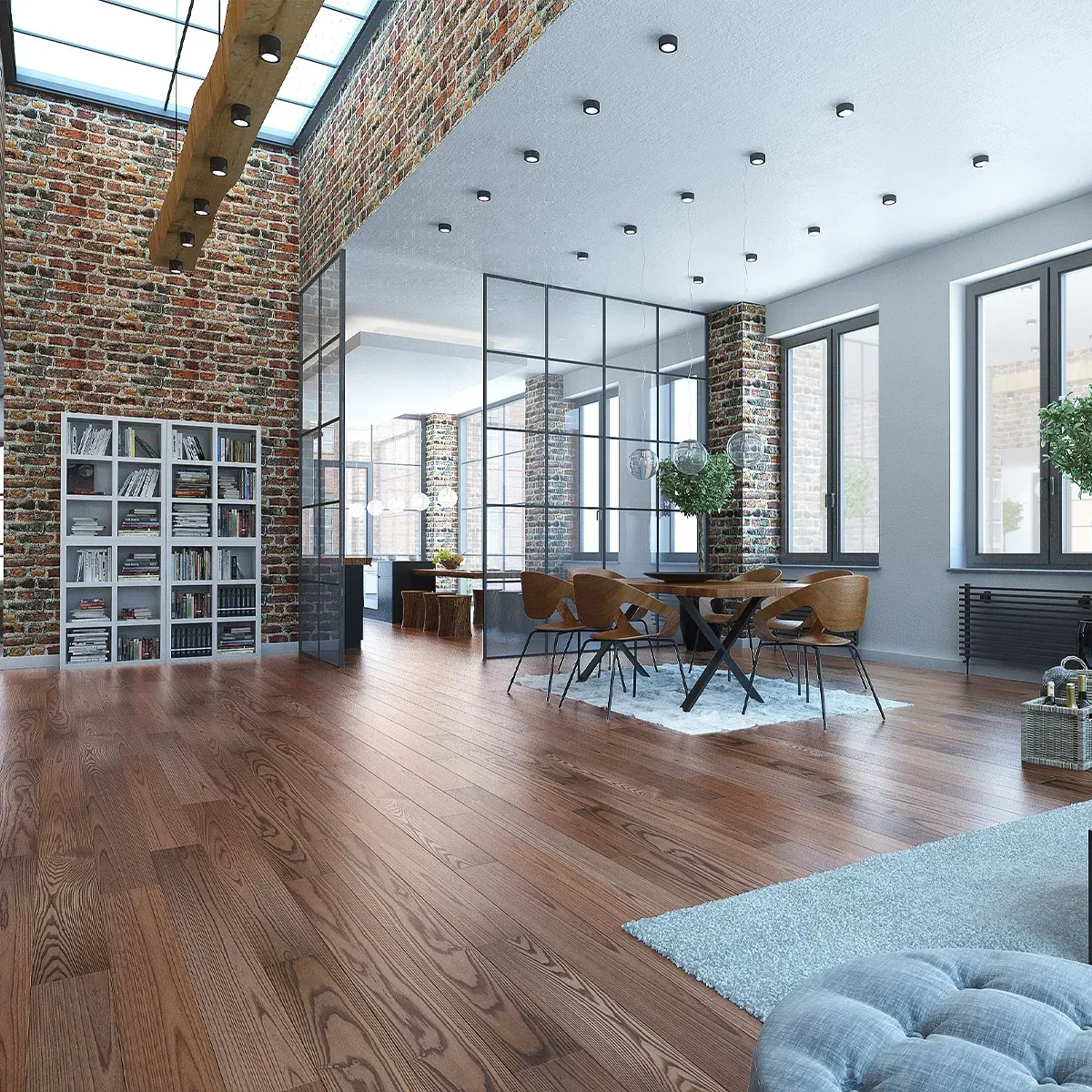 Light Ash Solid Parquet